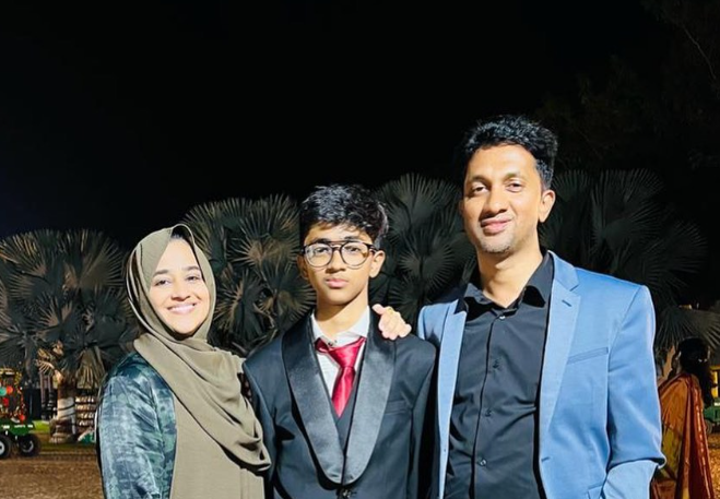 P.C. Musthafa Wife & Children
