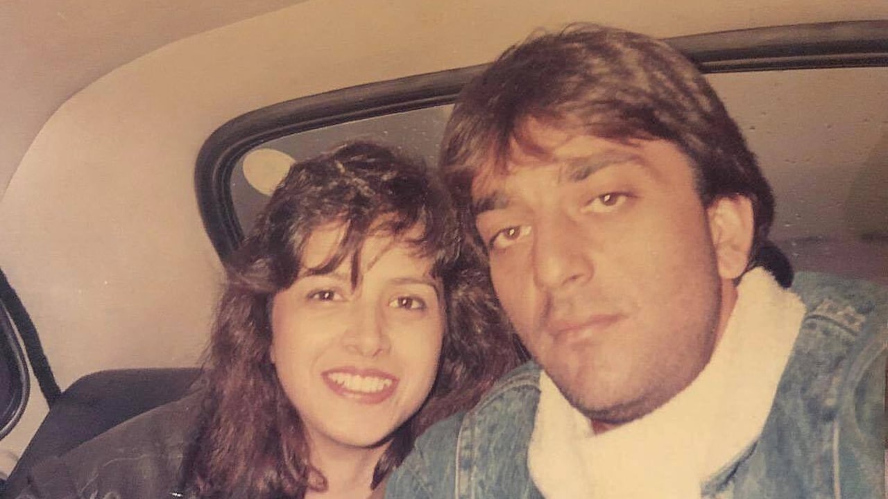 Sanjay Dutt and Richa Sharma