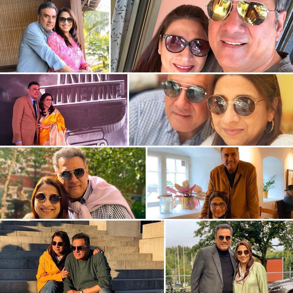 Zenobia Irani and Boman Irani