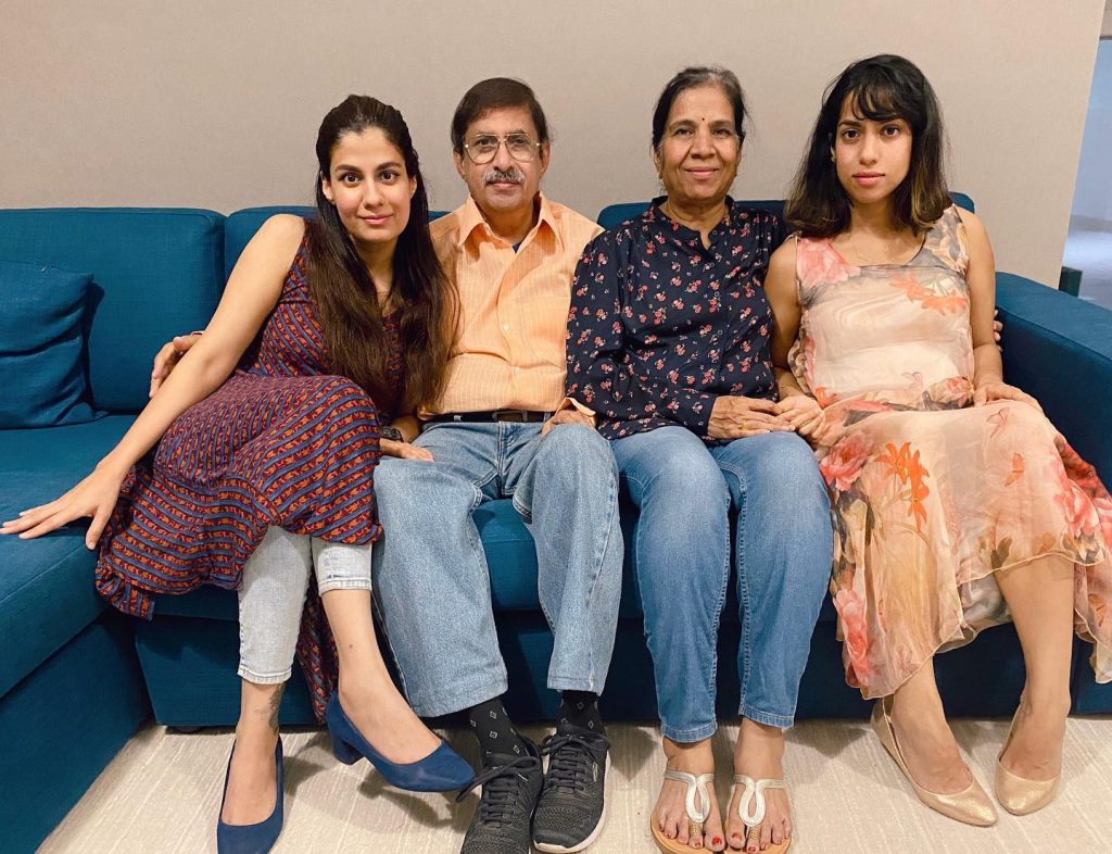 Shreya with her Family
