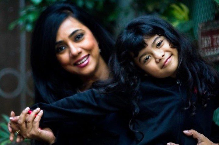 Naghma Sahar with Her Daughter