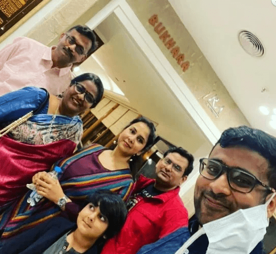 Rohit Ranjan with his Family