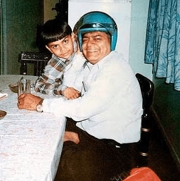 Virat Kohli with his Father