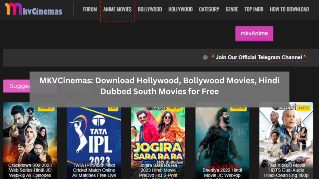 MKVCinemas 2024 Download Hollywood, Bollywood Movies, Hindi Dubbed