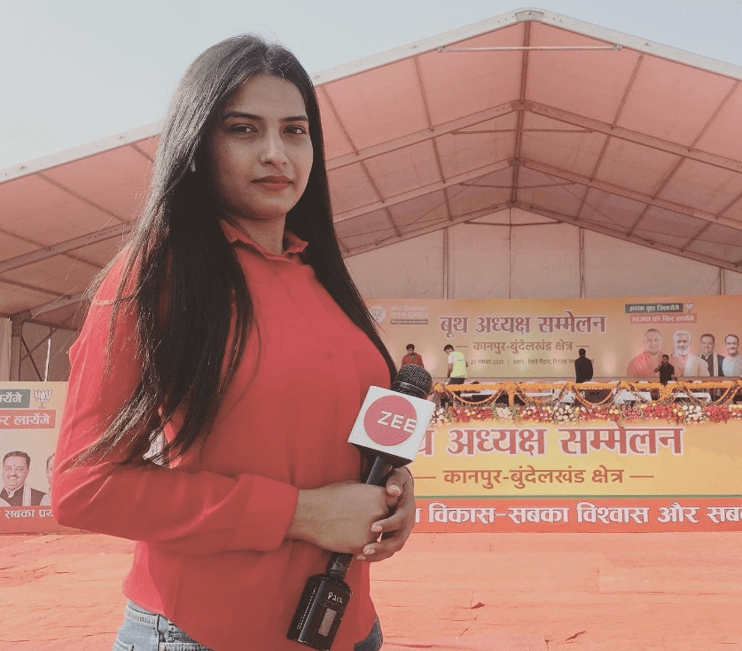 Lavina-Raj-Reporting-at-Zee-Hindustan