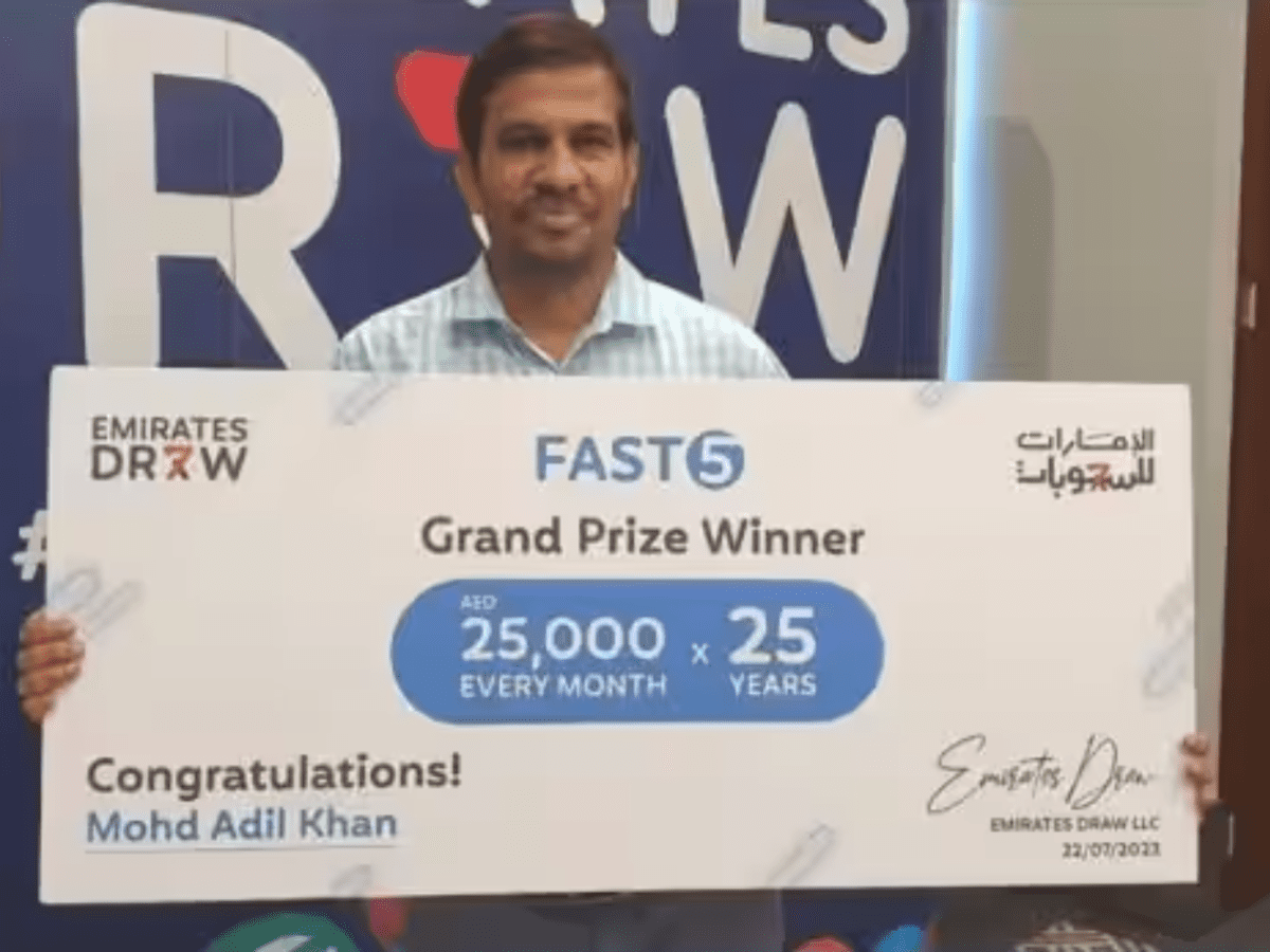 Meet the Indian Origin Lottery Winner in Dubai