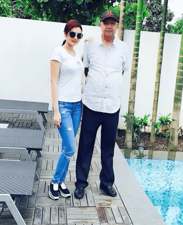 Anusmriti Sarkar with her Father Animesh Sarkar