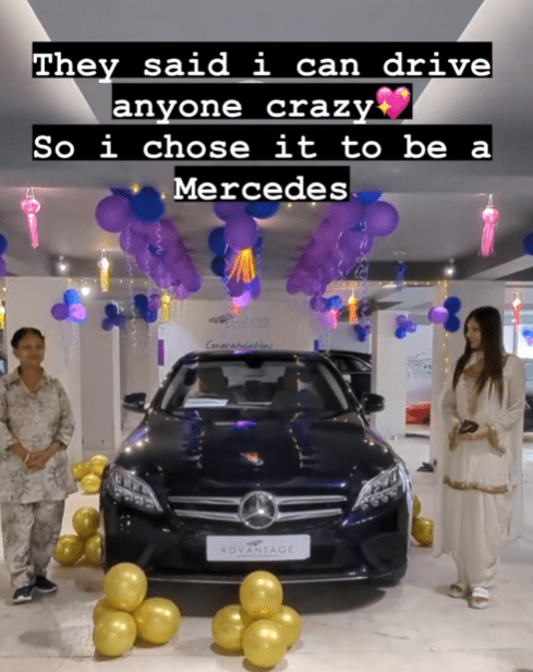 Khushi Mukherjee Bought a Brand New Car