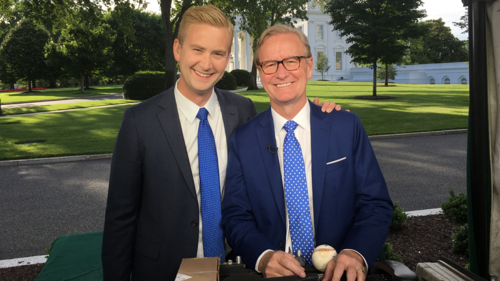  Steve Doocy with his Son Peter Doocy 