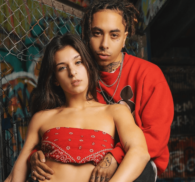 Leah Gotti with her Husband