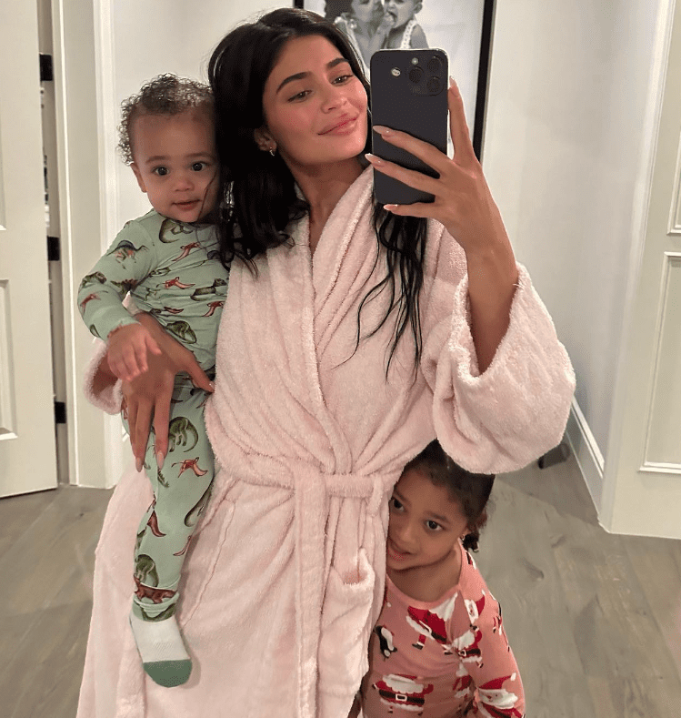 Kylie Jenner with her Children