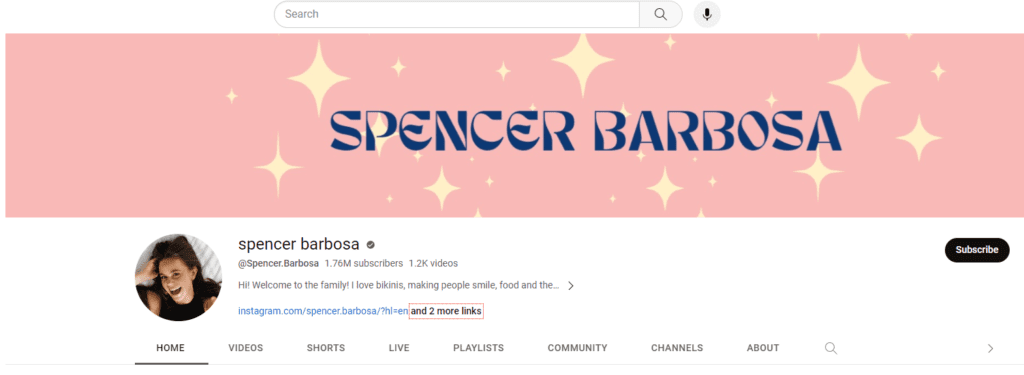 Spencer Barbosa YouTube Channel