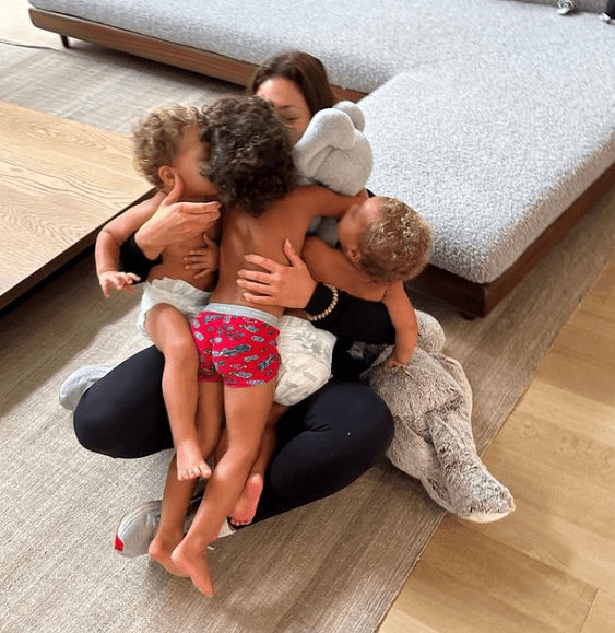 Ashley Graham loving her Kids