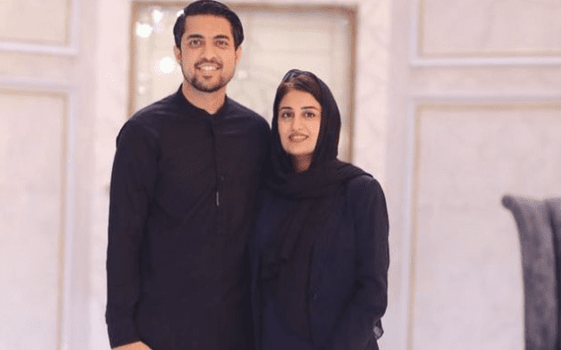 Farah Yousaf with her Husband
