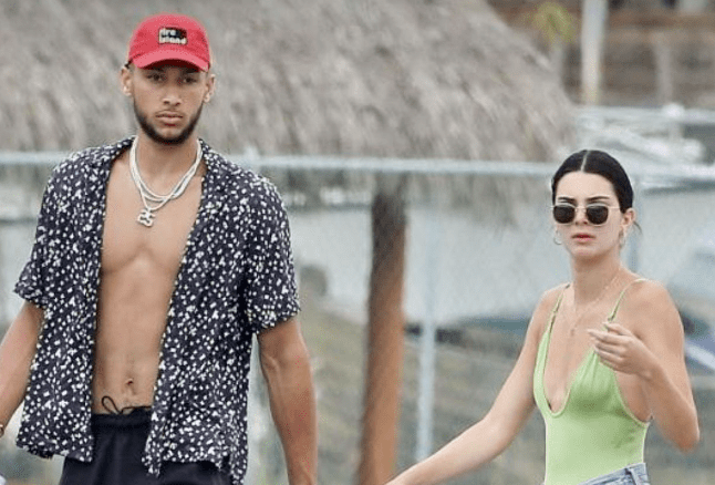 Kendall Jenner and basketball player Ben Simmons