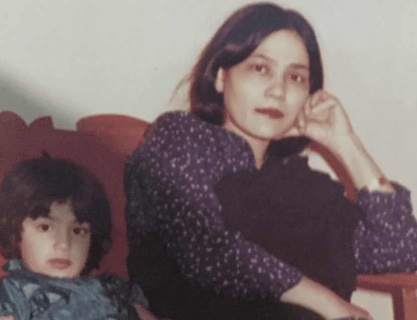 Sadaf Abdul Jabbar with her Mother