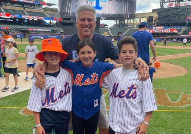 Steve Levy with his Kids