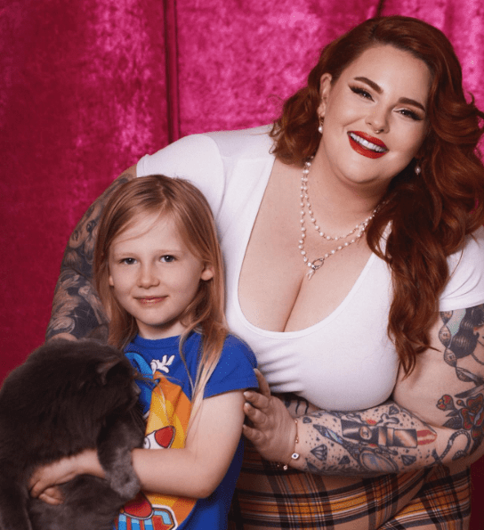 Tess Holliday with her Daughter