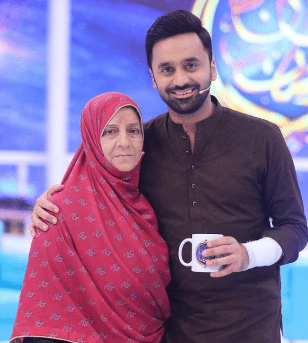 Waseem Badami with his Mother