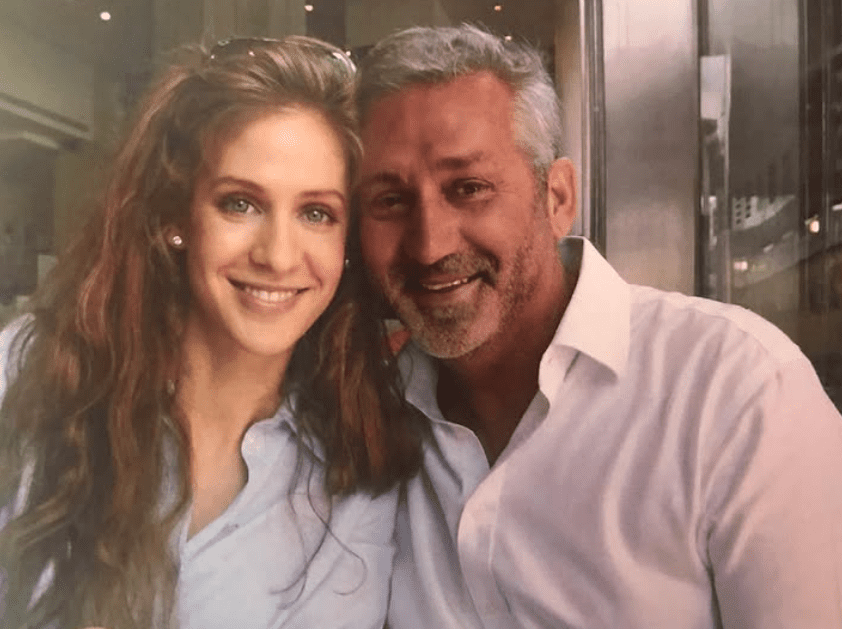 Bianca Nobilo with her Father