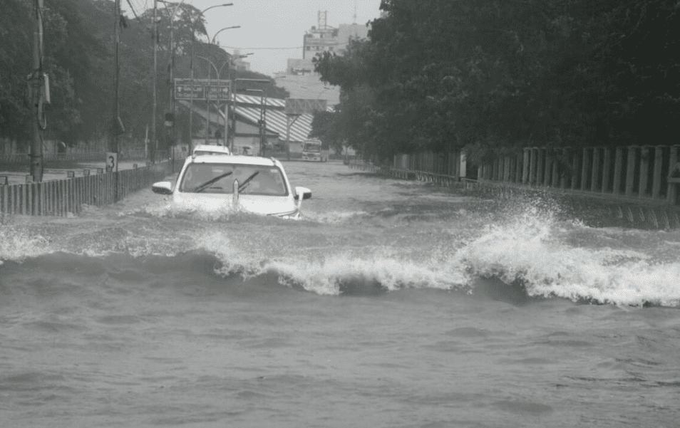 Cyclone Michaung Brings Heavy Rain