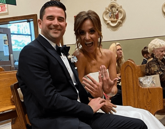 Dianna Russini with her Husband