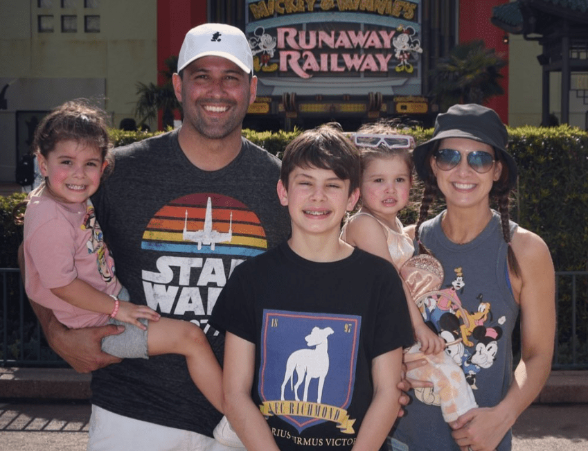 Jen Lada with her Family