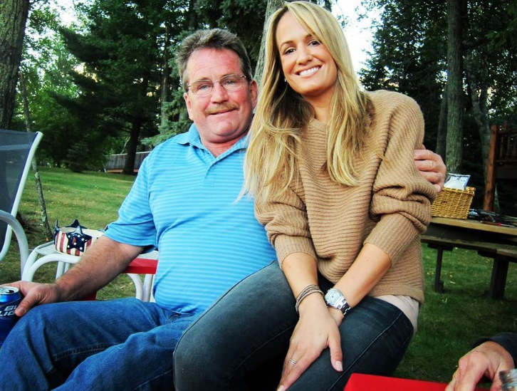 Jenn Brown with her Father