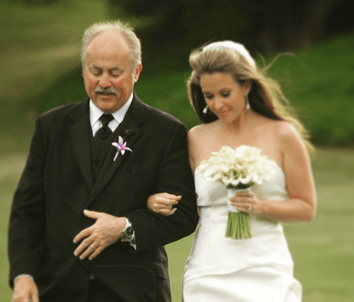 Nicole Briscoe with her Father