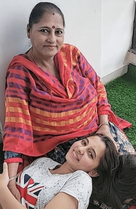 Preethi Asrani with her Mother