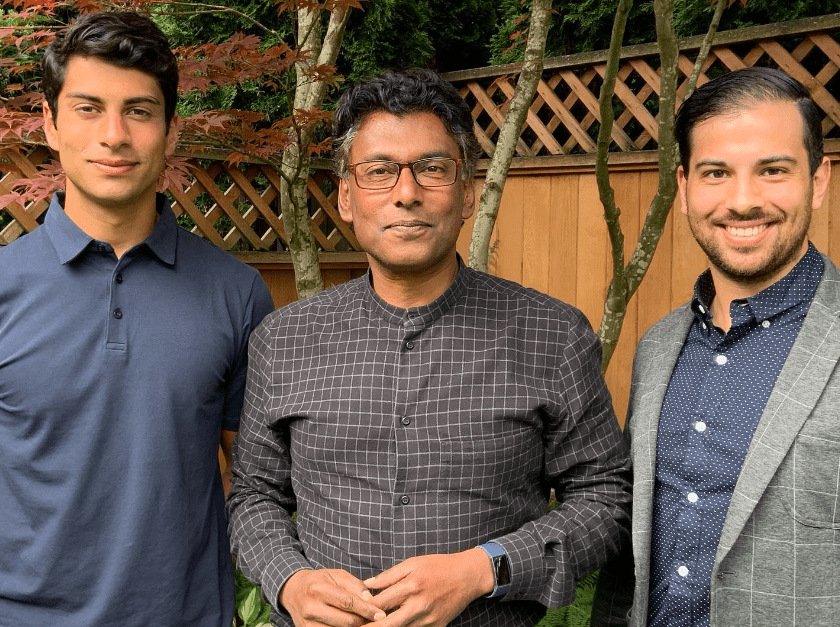 Ian Hanomansing with His Sons