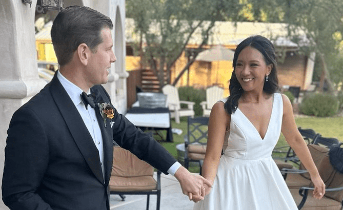 Nancy Chen with her Husband Patrick McFawn