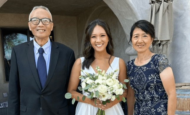 Nancy Chen with her Parents