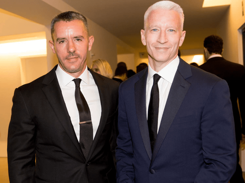 Anderson Cooper with Benjamin Maisani