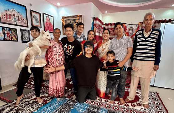 Sourav Joshi With Family