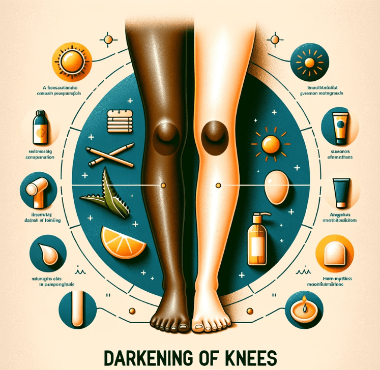 What Is Darkening Of Knees