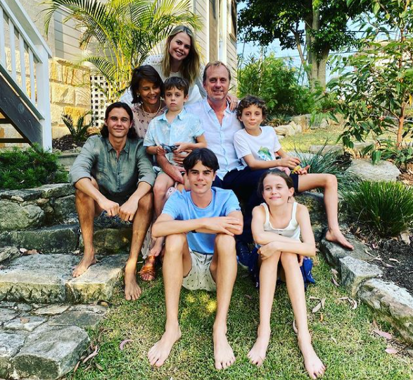 Antonia Kidman with her Family
