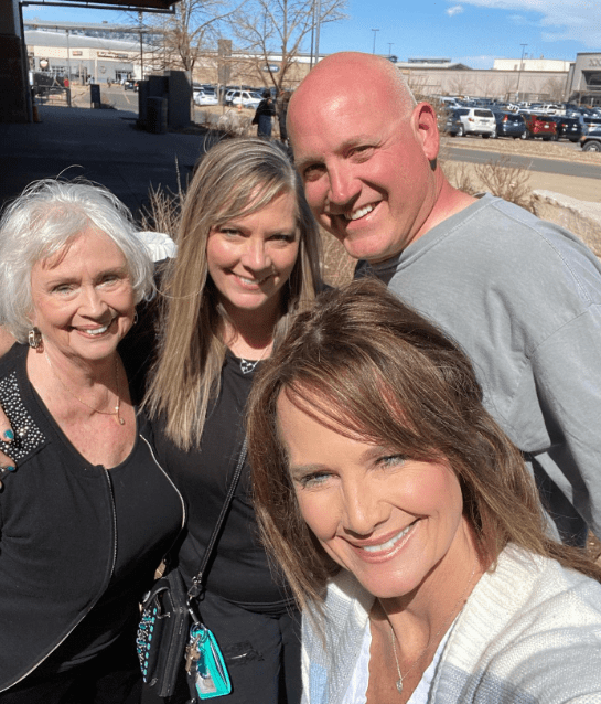 Kathy Sabine with her Family