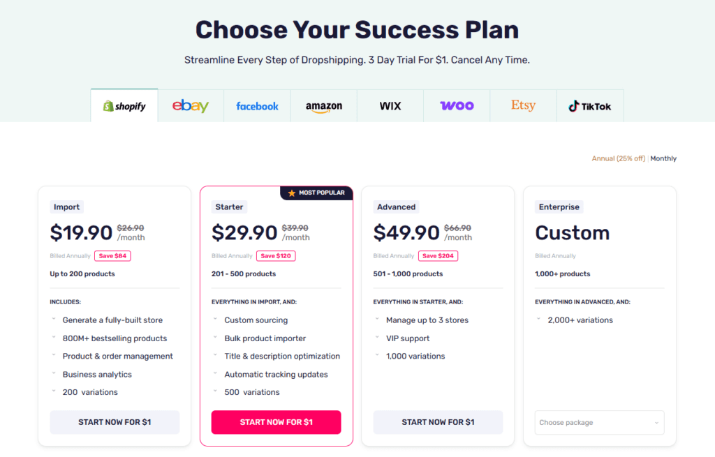autods price plan