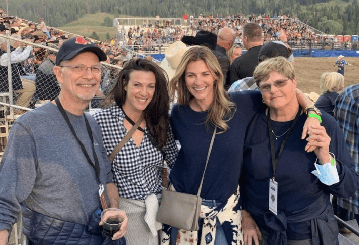 Erin Andrews with Her Parents and Sister