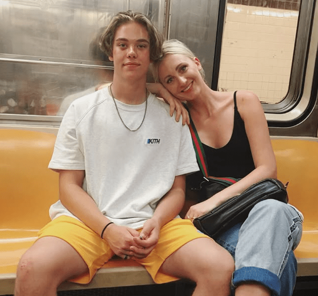 Madelyn Burke with his Brother