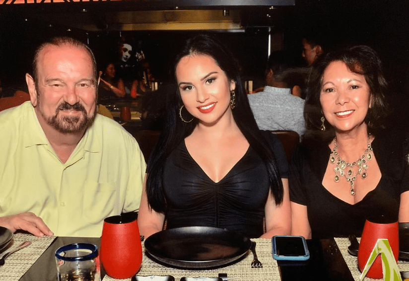 Siera Santos with her Parents