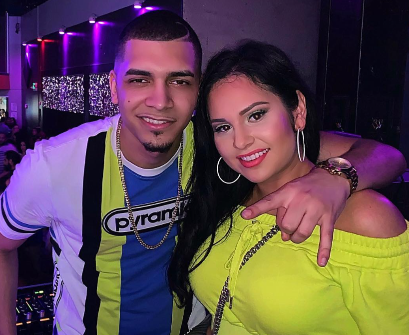 Siera Santos with her Younger Brother