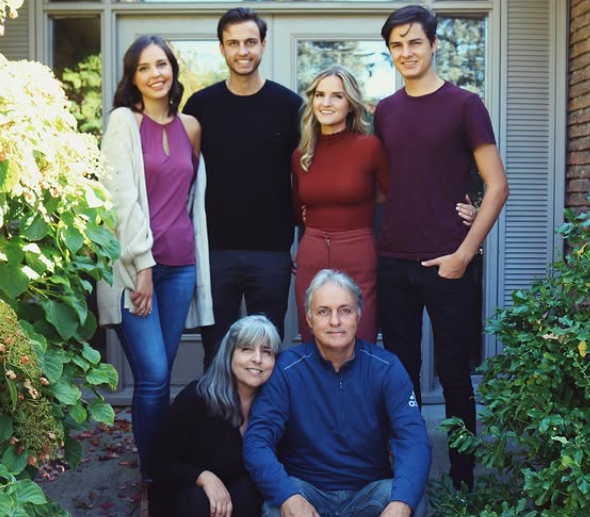 Alana Cameron with her Family