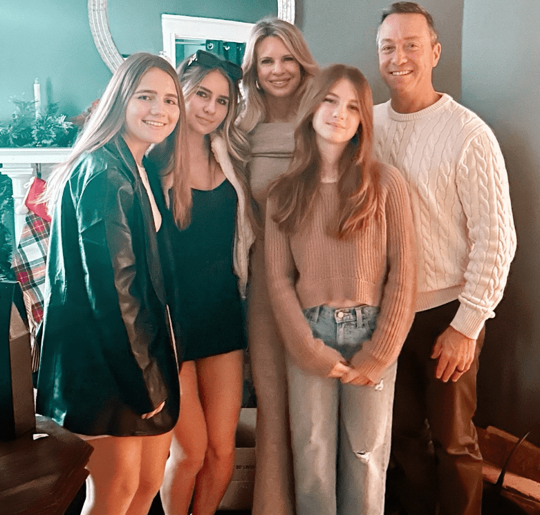 Alison Maloni with her Husband and Daughters