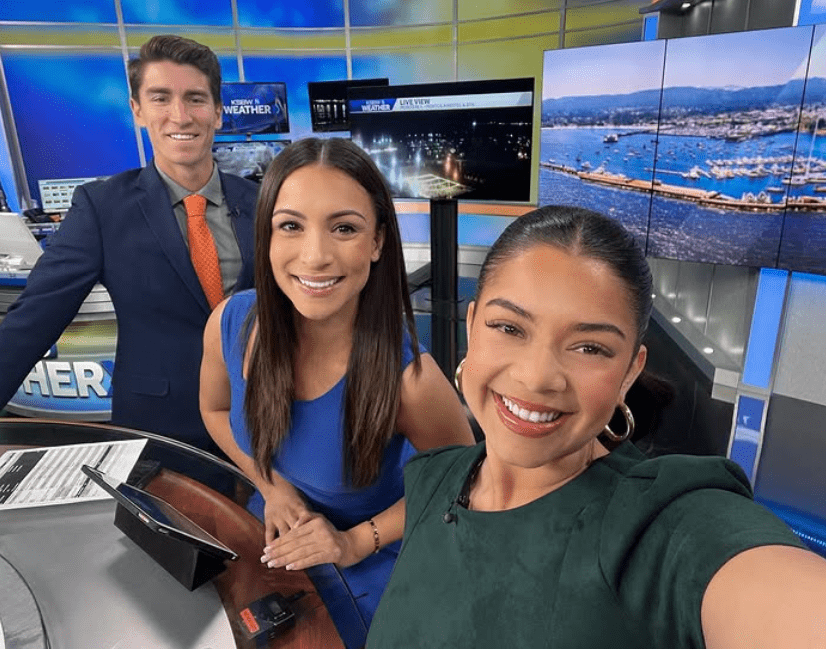 Brisa Colón with her Team