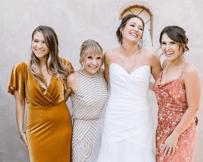 Brooke Martell with her Mother and Sisters