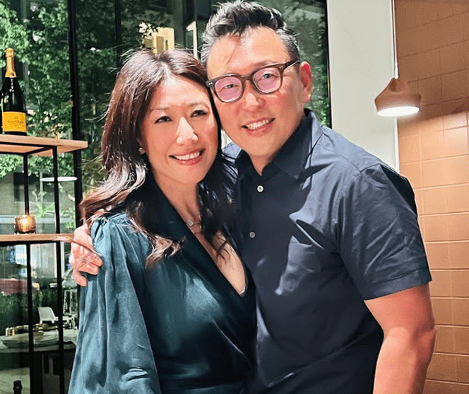 Eun Yang with her Husband