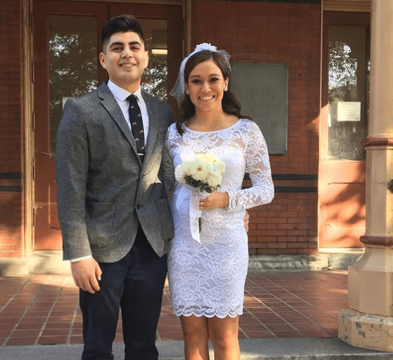 Jaisol Martinez with her Husband