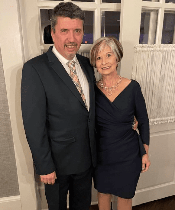 Jeff Cox with his Wife